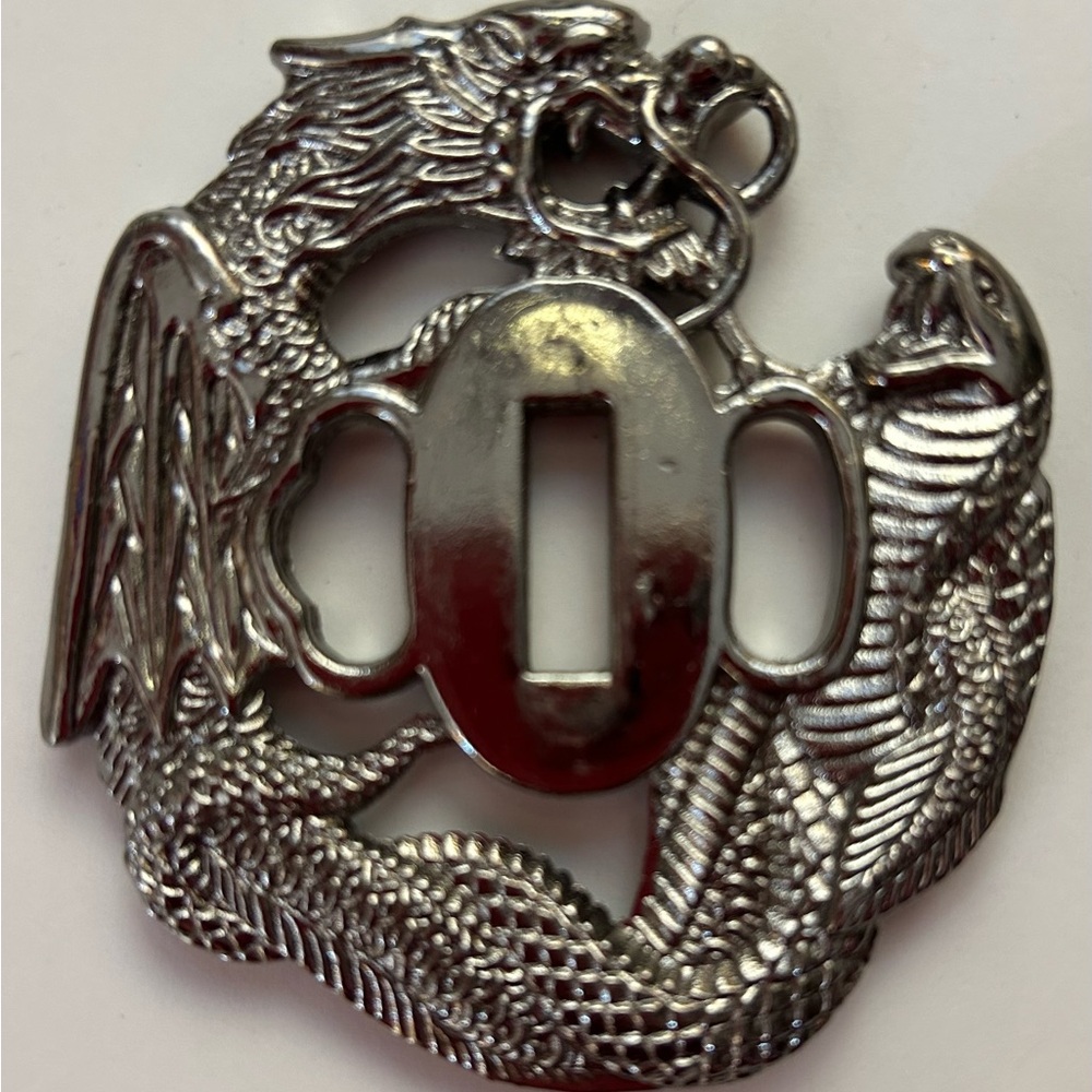 Alloy Dragon cobra tsuba hand guard plate for samurai sword katana